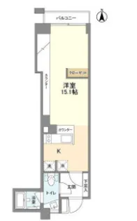 東京都江東区木場6【マンション】の間取り