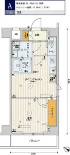 スカイコート渋谷神山町【3階】の間取り