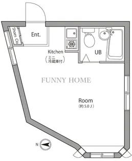 東京都世田谷区赤堤4【アパート】の間取り