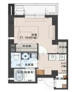 Rivera中野【5階】の間取り