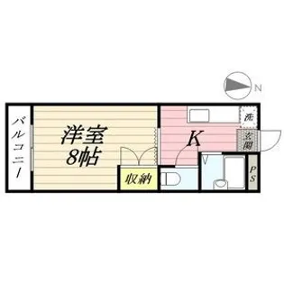 第7磯部コーポ【3階】の間取り