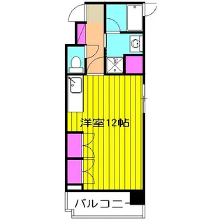 タウンコート人宿町【4階】の間取り
