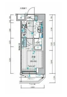 メインステージ立川IV【3階】の間取り