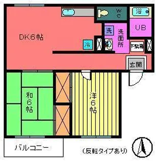 エステートピア【1階】の間取り