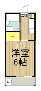 東京都立川市羽衣町2【アパート】の間取り