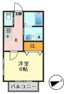 GMHARU【2階】の間取り