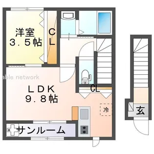 CASA LIBERTA【2階】の間取り