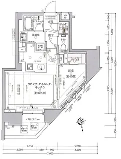 クリオ市谷薬王寺【2階】の間取り