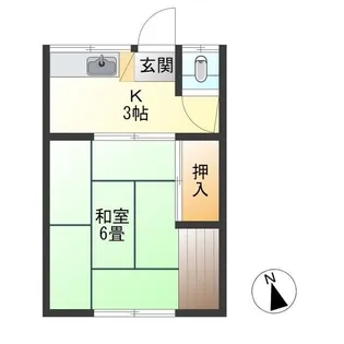 清澄荘【2階】の間取り
