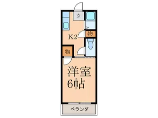 コーポジュネス【1階】の間取り