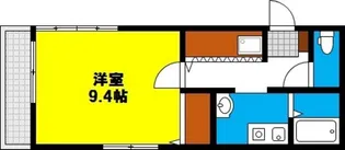 メゾンシャンティ【5階】の間取り