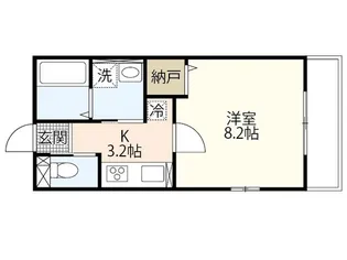 グランツハイム宇品【3階】の間取り