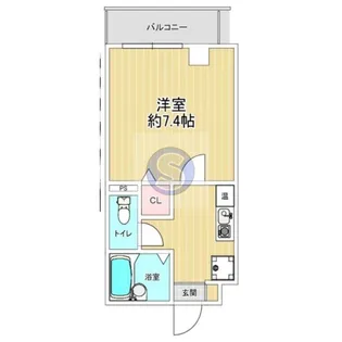 1Kの間取り画像