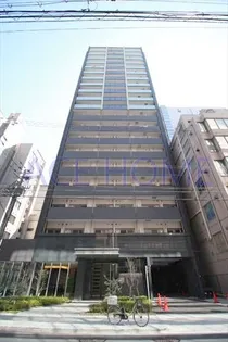 プレサンスタワー北浜【6階】の外観