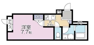 Vivaletta 横浜【1階】の間取り
