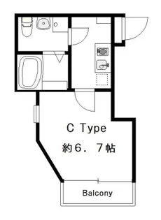 神奈川県川崎市川崎区浅田3【アパート】の間取り