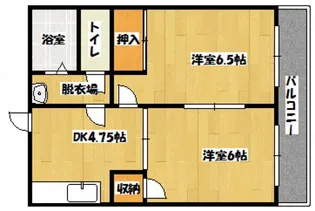 第46東雲ビル【5階】の間取り