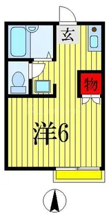 千葉県船橋市本中山2【マンション】の間取り