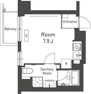 レキシントン・スクエア曙橋【8階】の間取り