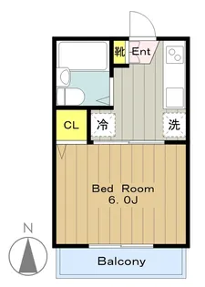 カサブランカ2【1階】の間取り
