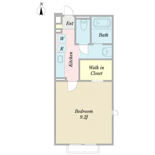 HARRY’S PORTII【1階】の間取り