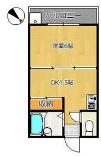 光生ハイツ【2階】の間取り