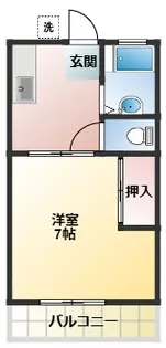 千葉県習志野市藤崎2【アパート】の間取り