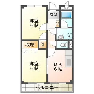 リンピア藤【1階】の間取り