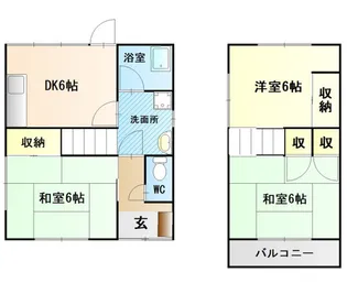 広島県広島市安佐南区長束5【一戸建】の間取り