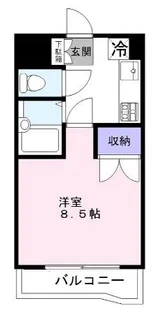 東京都台東区竜泉1【マンション】の間取り