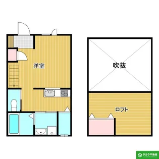 プロスぺリタ羽田【1階】の間取り