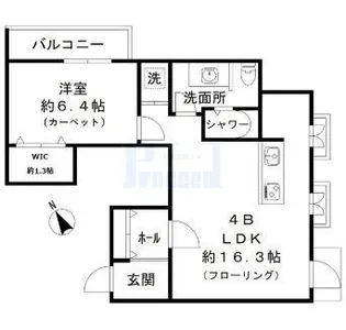 La Maison De Paul【3階】の間取り