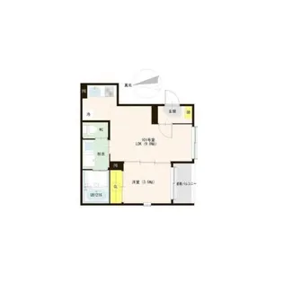 ハーモニーテラス烏森町II【2階】の間取り