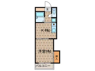 グレース新川崎II【1階】の間取り