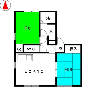 グランシャリオA棟【2階】の間取り