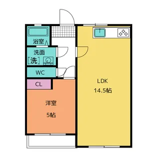 鈴木マンション【3階】の間取り