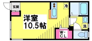 東京都調布市佐須町5【アパート】の間取り