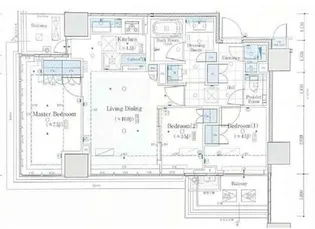 クラッシィタワー新宿御苑【24階】の間取り