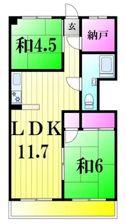 リンデンハイム白山【3階】の間取り