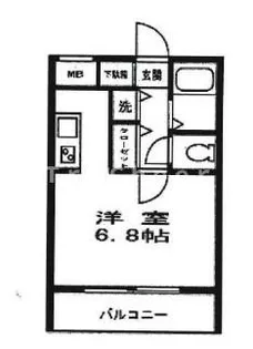 ステージファースト池袋【4階】の間取り