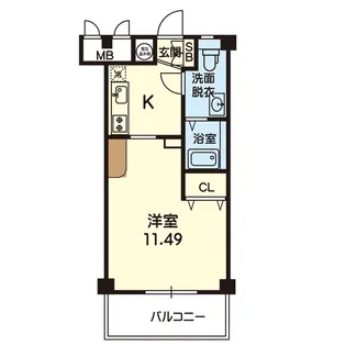 レジェンド1番館【3階】の間取り