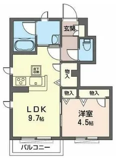 シャーメゾンなでしこ【1階】の間取り
