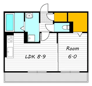 プルミエB【3階】の間取り
