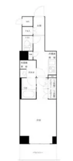 東京都港区白金3【マンション】の間取り
