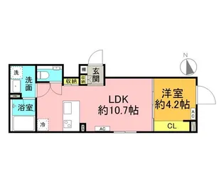東京都渋谷区代々木5【マンション】の間取り