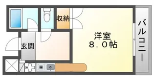 GranPino春日【2階】の間取り