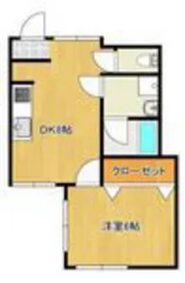 サニーテラス松川【4階】の間取り