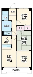 エポック篭山【3階】の間取り