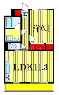 千葉県船橋市東船橋4【マンション】の間取り