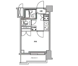ルーブル南品川【3階】の間取り
